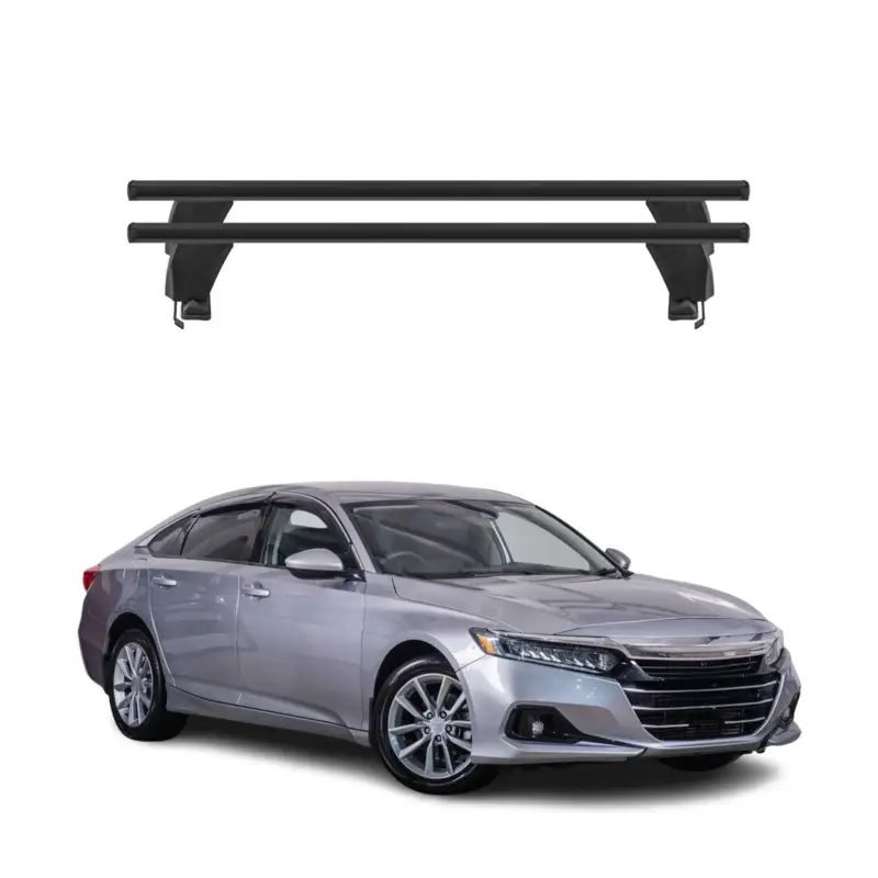 Heißes Angebot Menabo Dachträger Grundtäger für Honda Accord Limo 2019-2022 50kg Alu Schwarz 2x