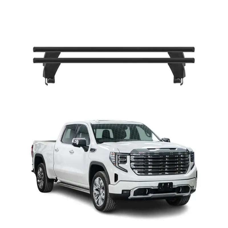Menabo Dachträger Grundtäger für GMC Sierra 2019-2024 50kg Alu Schwarz 2 tlg Knallerangebot