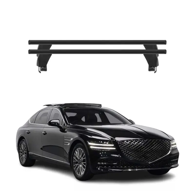 Direkt Vom Hersteller Menabo Dachträger Grundtäger für Genesis G80 2017-2026 50kg Alu Schwarz 2 tlg