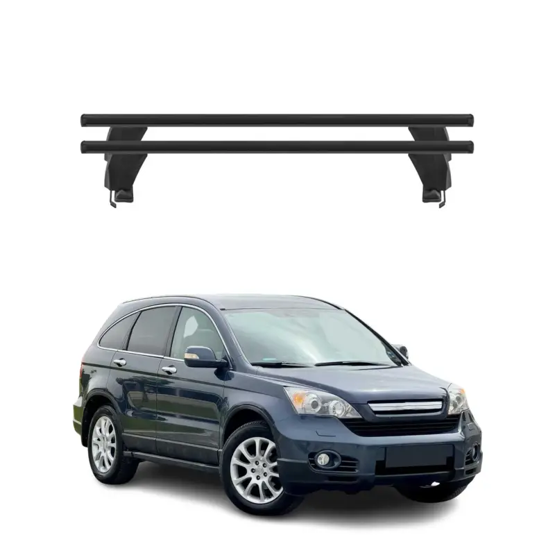 Top-Angebot Menabo Dachträger Grundtäger für Honda CR-V mk3 2006-2012 50kg Alu Schwarz 2 tlg