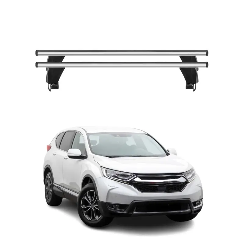 Menabo Dachträger Grundtäger für Honda CR-V mk5 2017-2022 50kg Alu Silber 2 tlg Markenprodukt
