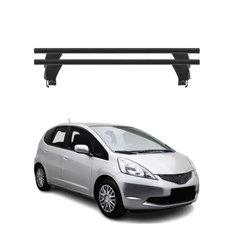 Begrenztes Angebot Menabo Dachträger Grundtäger für Honda Jazz 2015-2020 50kg Alu Schwarz 2 tlg