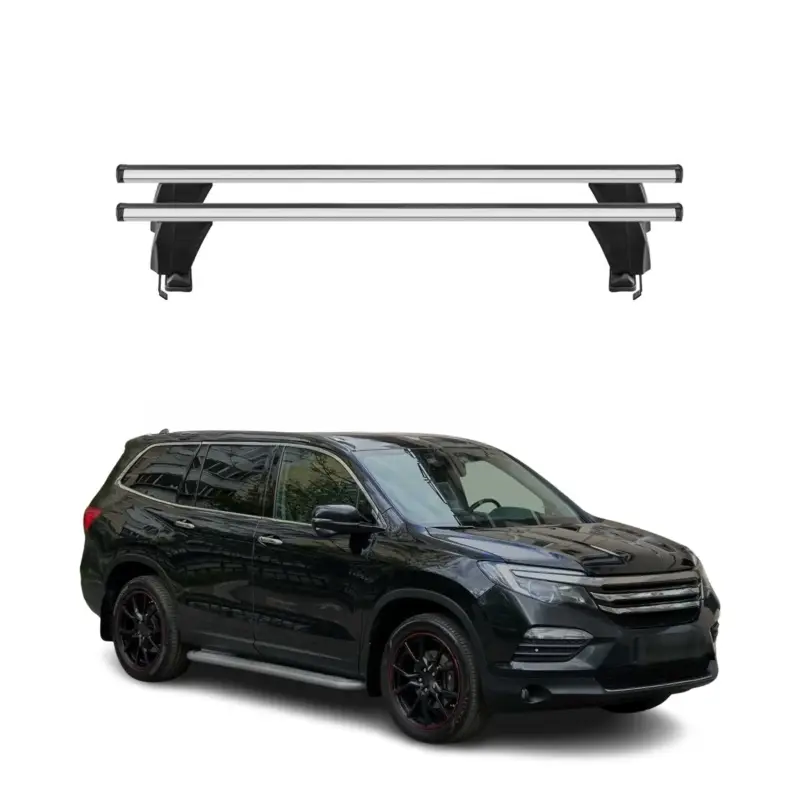 Preisknaller Menabo Dachträger Grundtäger für Honda Pilot 2016-2022 50kg Alu Silber 2 tlg