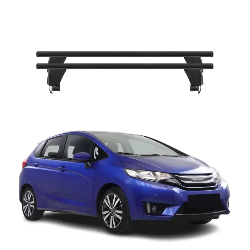 Mega-Angebot Menabo Dachträger Grundtäger für Honda Jazz 2020-2026 50kg Alu Schwarz 2 tlg