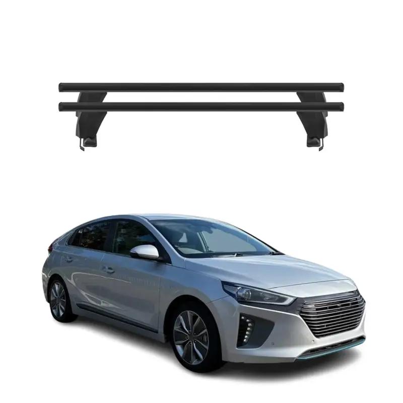 Menabo Dachträger Grundtäger für Hyundai Ioniq 2017-2022 50kg Alu Schwarz 2 tlg Online Kaufen