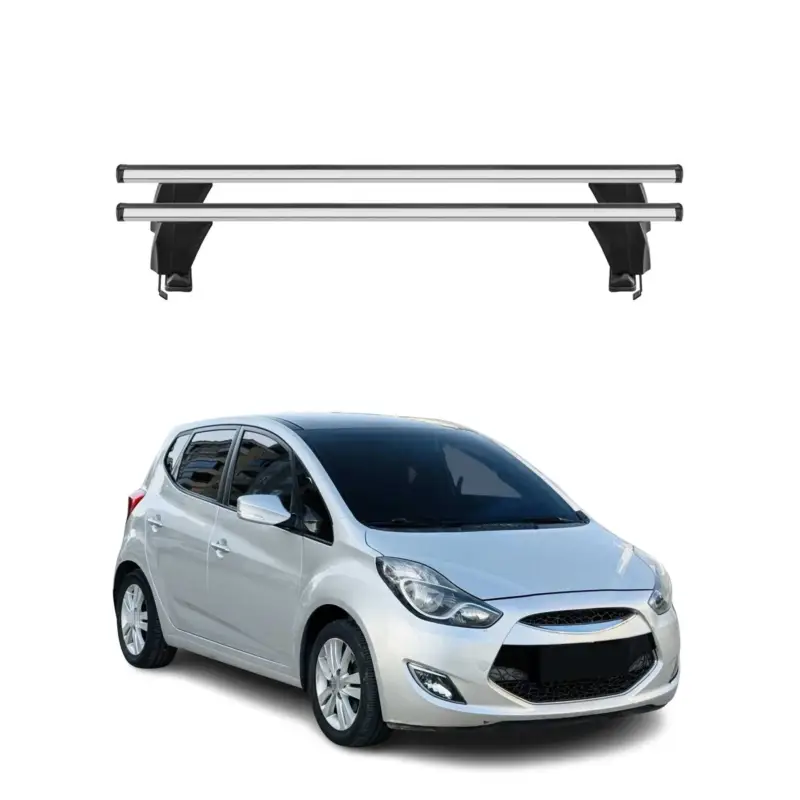 Menabo Dachträger Grundtäger für Hyundai ix20 2010-2015 50kg Alu Silber 2 tlg Jetzt Kaufen