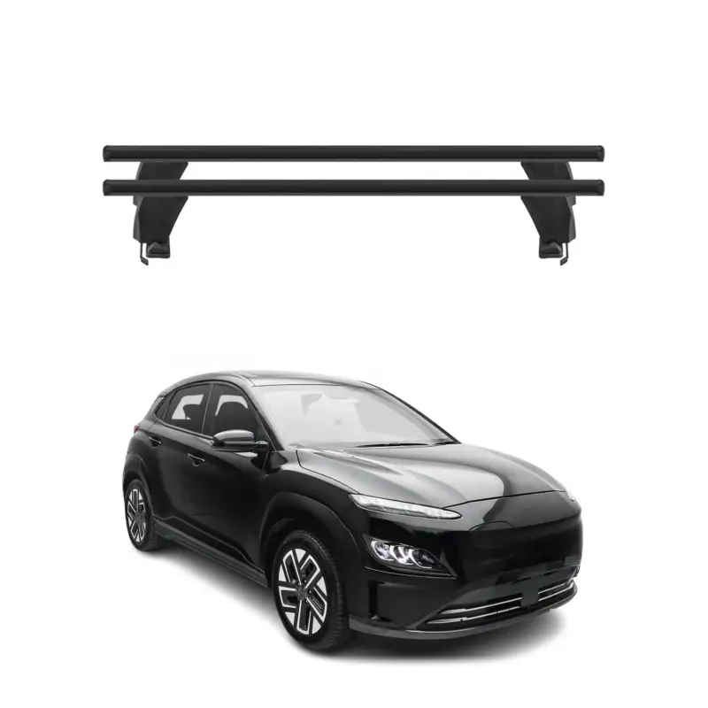 Knallerangebot Menabo Dachträger Grundtäger für Hyundai Kona Electric 2018-2023 50kg Schwarz 2x