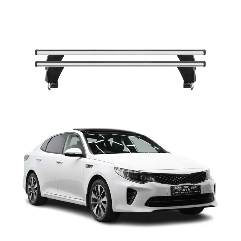 Preis Gesenkt Menabo Dachträger Grundtäger für Kia Optima 2015-2020 50kg Alu Silber 2 tlg