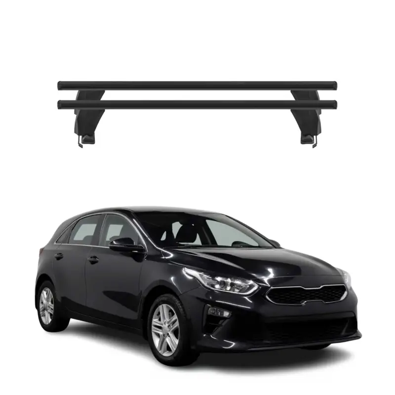 Menabo Dachträger Grundtäger für Kia Ceed SportsWagon 2019-2026 50kg Alu Schwarz Versand Am Gleichen Tag
