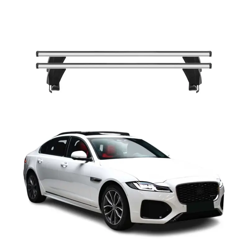 Jetzt Bestellen Menabo Dachträger Grundtäger für Jaguar XF 2021-2024 50kg Aluminium Silber 2 tlg