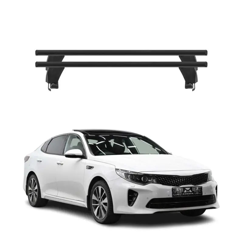 Wochenendangebot Menabo Dachträger Grundtäger für Kia Optima 2015-2020 50kg Alu Schwarz 2 tlg