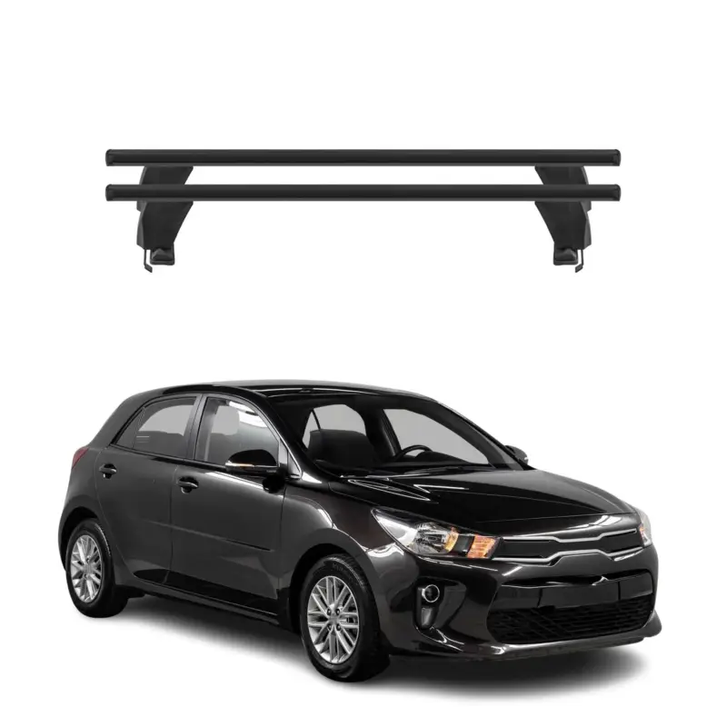 Menabo Dachträger Grundtäger für Kia Rio Schrägheck 2017-2026 50kg Alu Schwarz Direkt Vom Hersteller