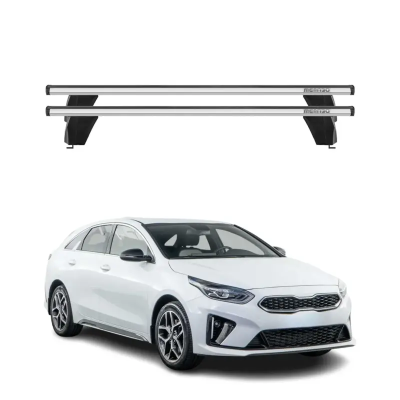 Bestseller Menabo Dachträger Grundtäger für Kia Pro Ceed 2019-2026 75kg Alu Silber 2 tlg