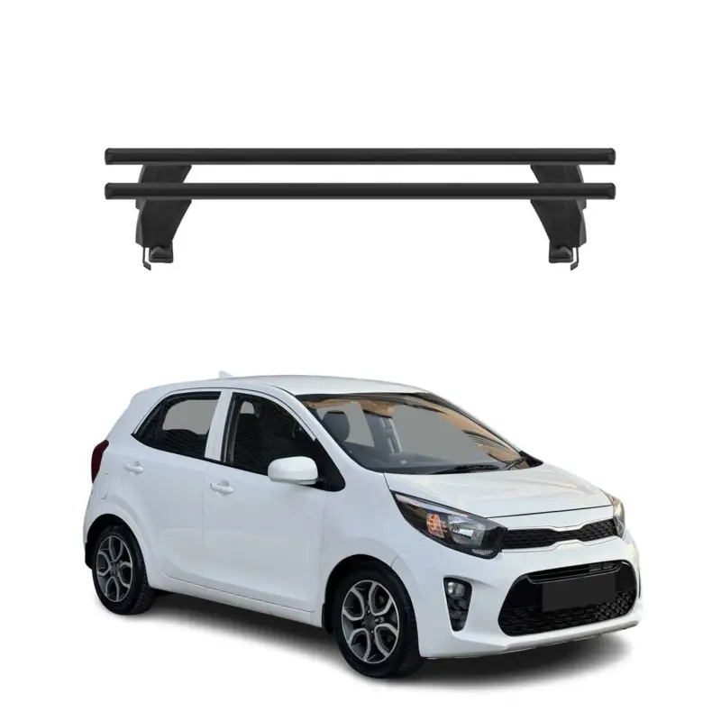 Bestseller Menabo Dachträger Grundtäger für Kia Picanto 2017-2020 50kg Alu Schwarz 2 tlg