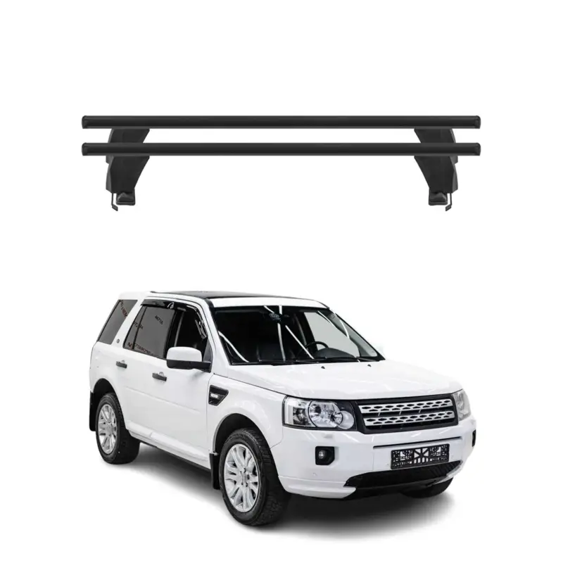 Menabo Dachträger für Land Rover Freelander 2 2007-2015 50kg Alu Schwarz 2x Online Kaufen