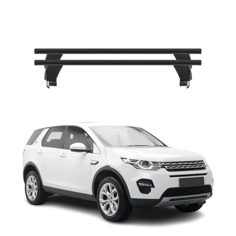 Menabo Dachträger für Land Rover Discovery Sport 2015-2019 50kg Alu Schwarz 2x Heißes Angebot