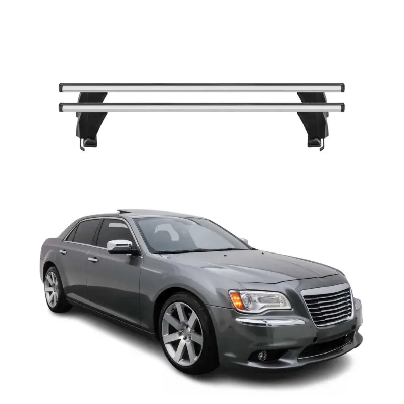 Menabo Dachträger Grundtäger für Lancia Thema 2011-2014 50kg Alu Silber 2 tlg Angebot