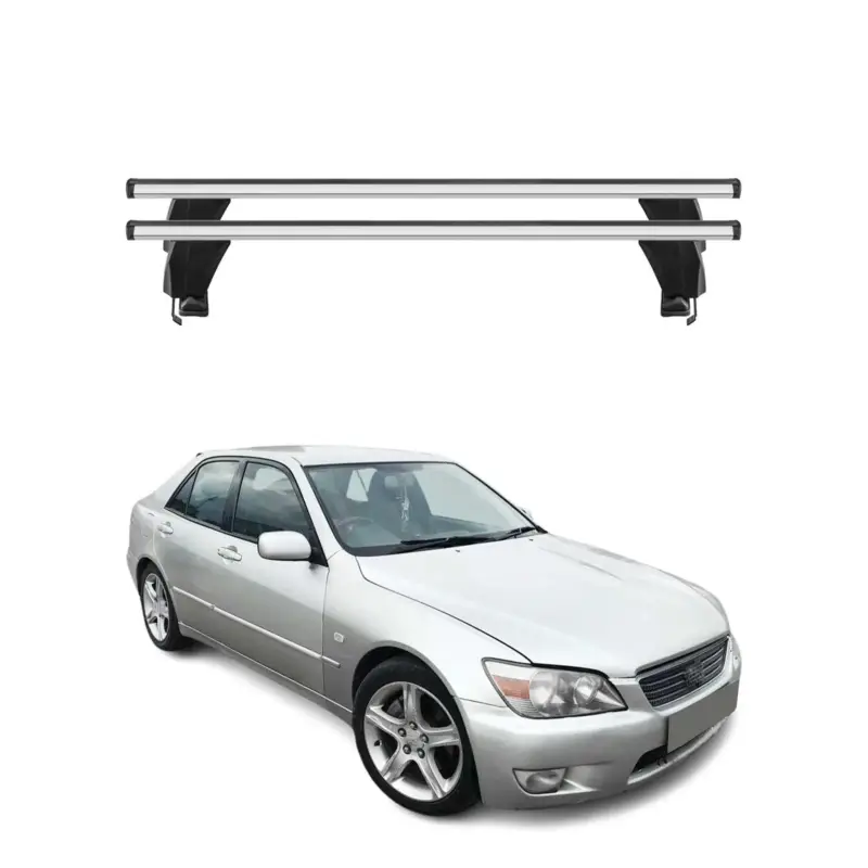 Menabo Dachträger Grundtäger für Lexus IS XE10 1998-2005 50kg Alu Silber 2 tlg Preisknaller