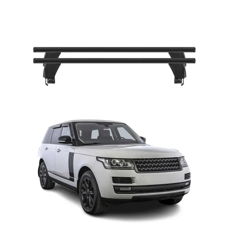 Menabo Dachträger für Land Rover Range Rover L405 2013-2021 50kg Alu Schwarz 2x Mega-Angebot