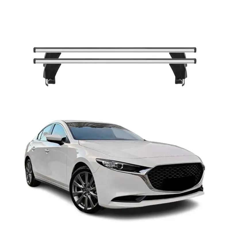 Menabo Dachträger Grundtäger für Mazda 3 BP 2019-2026 50kg Alu Silber 2 tlg Neue Kollektion