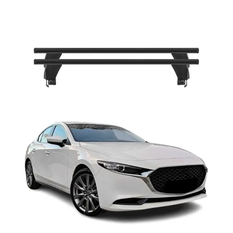 Sofort Bestellen Menabo Dachträger Grundtäger für Mazda 3 BP Limo 2019-2026 50kg Alu Schwarz 2x