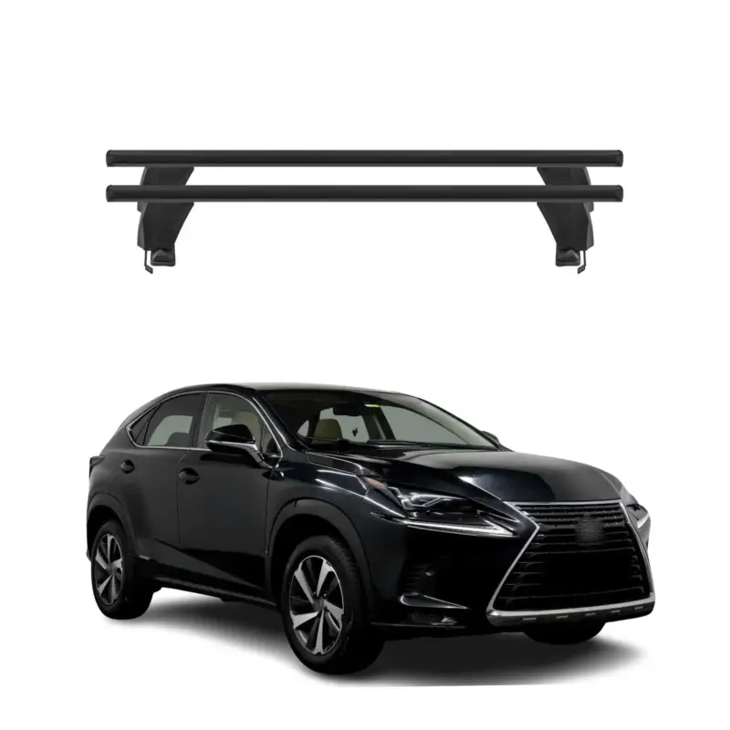 Menabo Dachträger Grundtäger für Lexus NX AZ10 2014-2021 50kg Alu Schwarz 2 tlg Meistverkauft