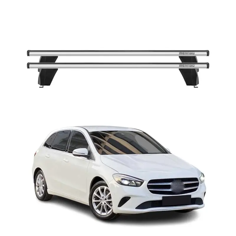 Menabo Dachträger Grundtäger für Mercedes B Klasse W247 2019-2026 75kg Silber 2x Preisreduziert