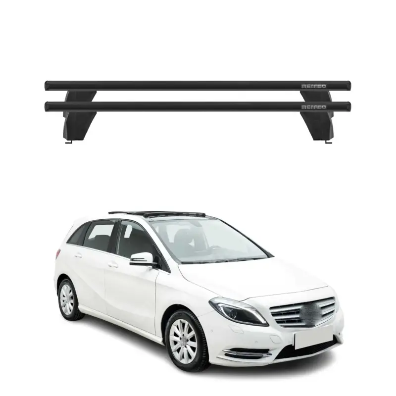 Menabo Dachträger für Mercedes B Klasse W246 2011-2018 75kg Alu Schwarz 2x Bestseller