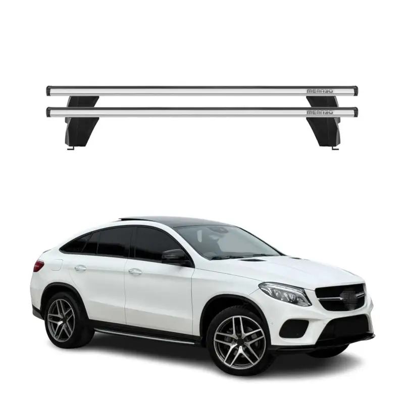 Jetzt Kaufen Menabo Dachträger Grundtäger für Mercedes GLE C292 2015-2019 75kg Alu Silber 2x