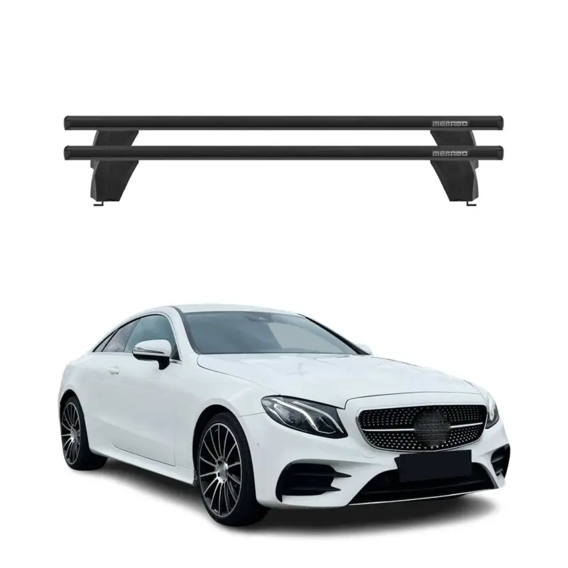 Menabo Dachträger für Mercedes E Klasse C238 Coupe 2017-2023 75kg Alu Schwarz 2x Günstig
