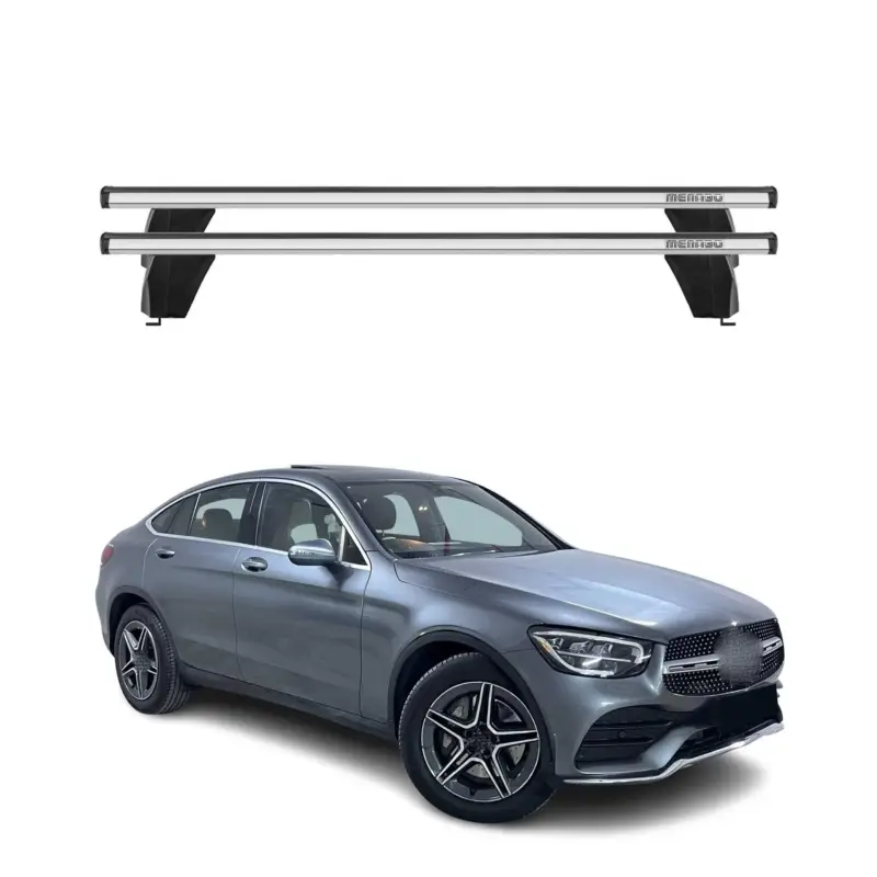 Direktkauf Menabo Dachträger Grundtäger für Mercedes GLC C253 2015-2022 75kg Alu Silber 2x
