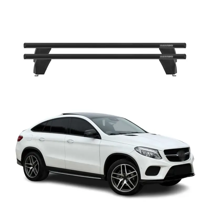 Must-Have Menabo Dachträger Grundtäger für Mercedes GLE C292 2015-2019 75kg Alu Schwarz 2x