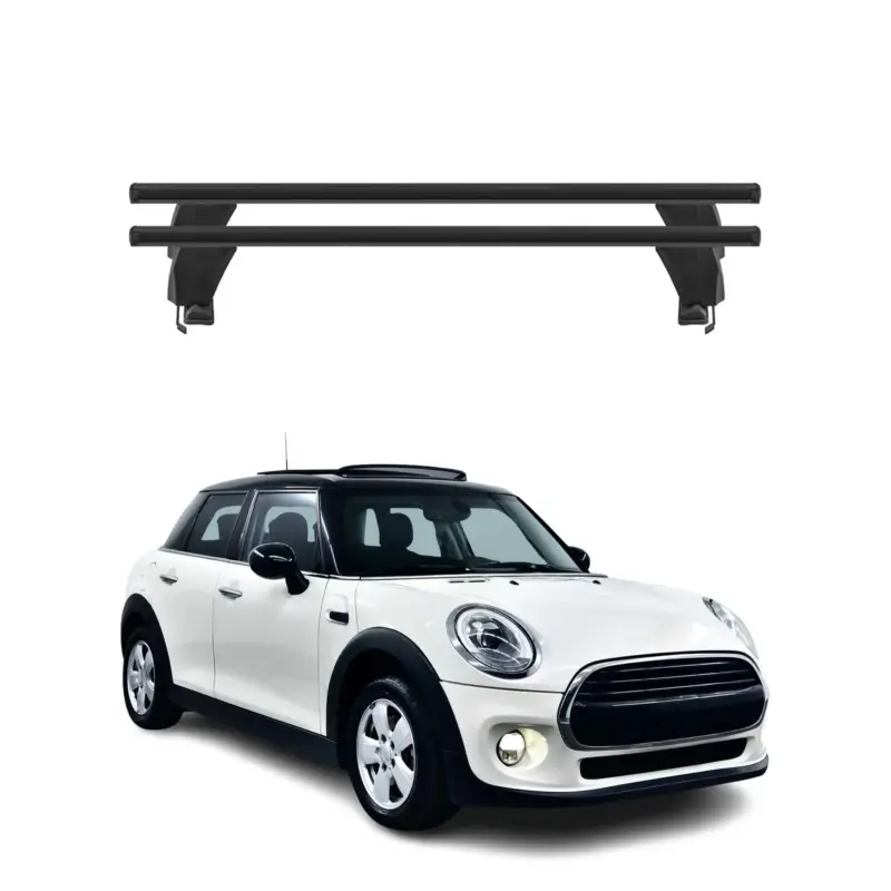 Expressversand Menabo Dachträger für Mini One Cooper F56 2014-2018 Pre-FL 3tür 50kg Schwarz Alu