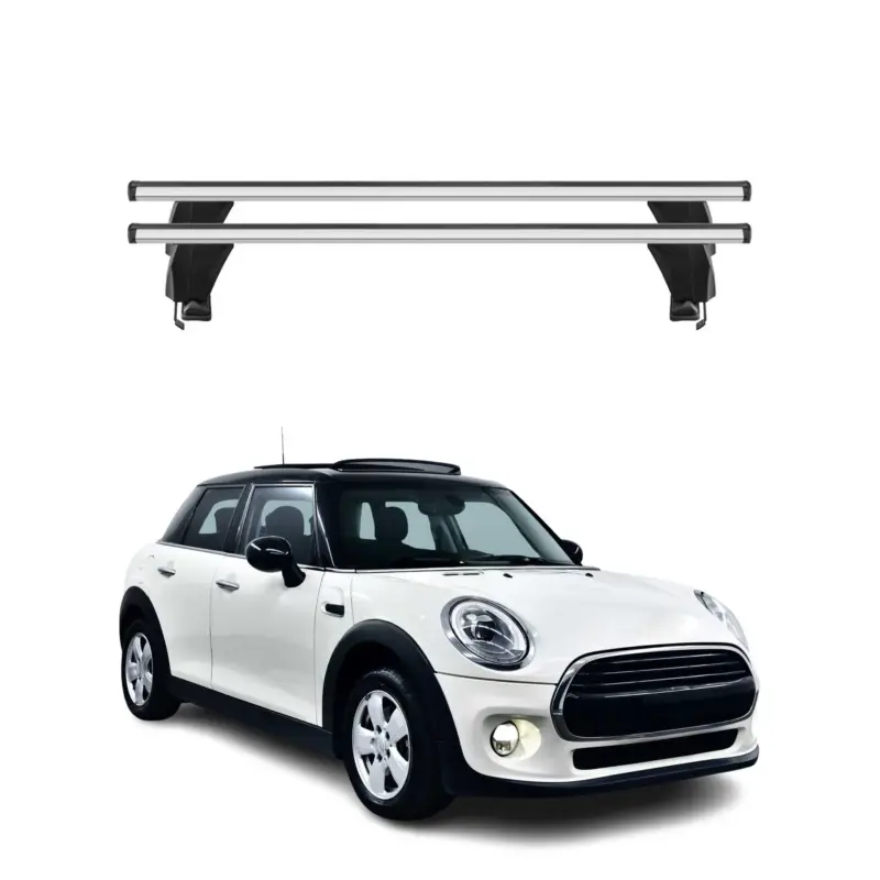 Menabo Dachträger für Mini One Cooper F56 2014-2018 Pre-FL 3tür 50kg Grau Alu 2x Ausverkauf