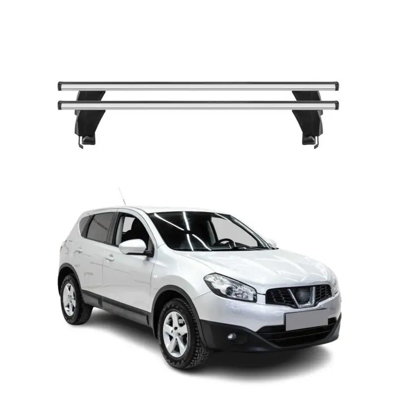 Preisknaller Menabo Dachträger Grundtäger für Nissan Qashqai J10 2006-2014 50kg Alu Silber 2x