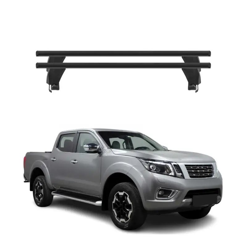 Menabo Dachträger Grundtäger für Nissan Navara 2015-2025 4 tür 50kg Alu Schwarz Online Kaufen
