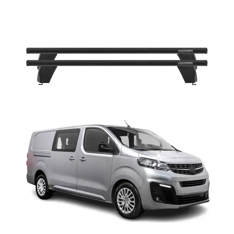 Top-Angebot Menabo Dachträger Grundtäger für Opel E Combo 2019-2026 75kg Alu Schwarz 2 tlg
