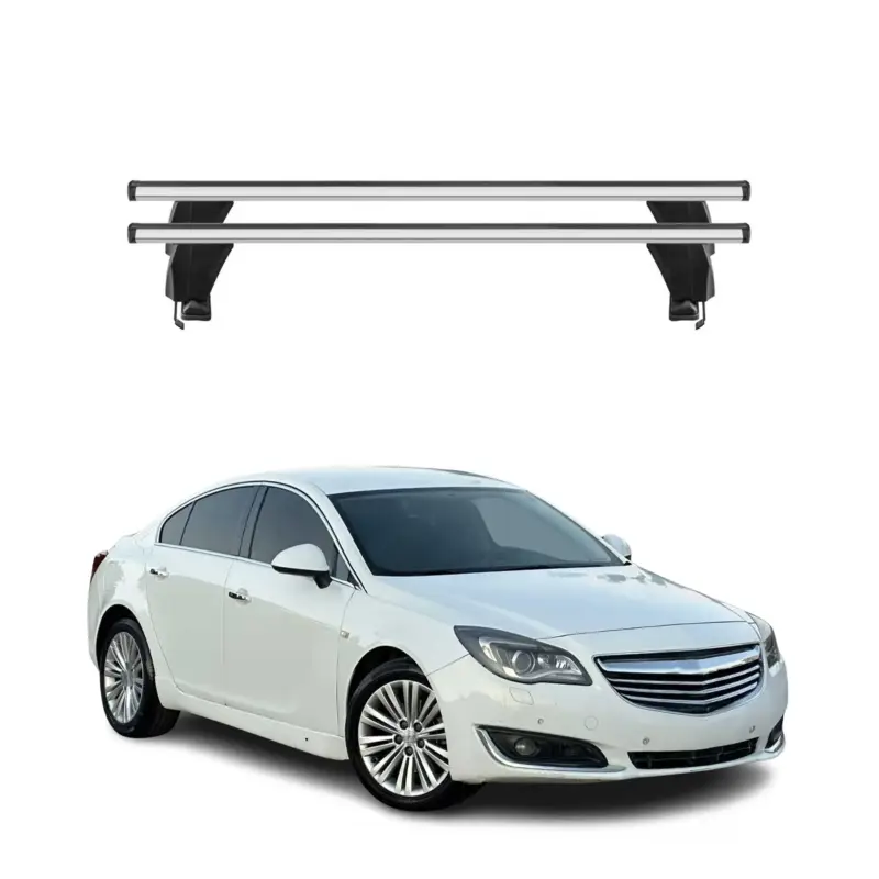 Menabo Dachträger Grundtäger für Opel Insignia A 2008-2017 50kg Alu Silber 2 tlg Must-Have