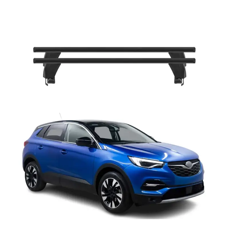 Menabo Dachträger für Opel Grandland / Grandland X 2017-2024 50kg Alu Schwarz 2x Knallerangebot