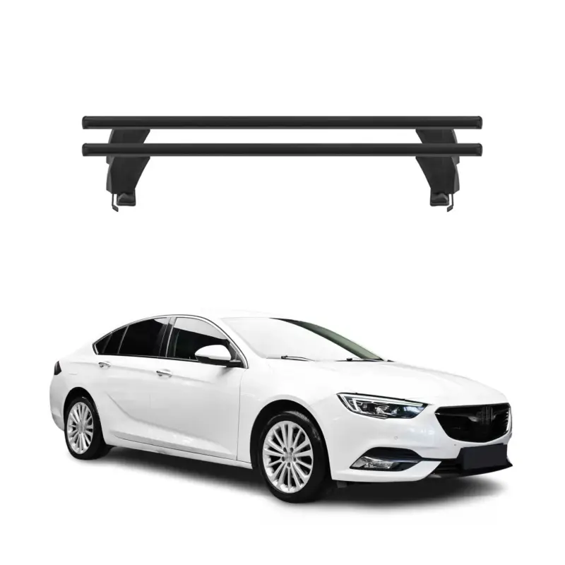 Zertifiziert Menabo Dachträger für Opel Insignia B Sports Tourer 2017-22 50kg Alu Schwarz 2x