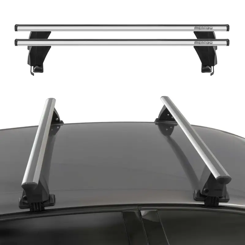 Menabo Dachträger Grundtäger für Peugeot 508 Kombi 2011-2018 50kg Alu Silber 2x Sichere Zahlung
