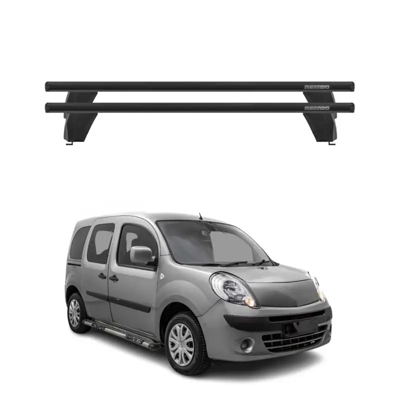 Neue Ware Menabo Dachträger für Renault Kangoo Express 2007-2026 75kg Alu Schwarz 2x