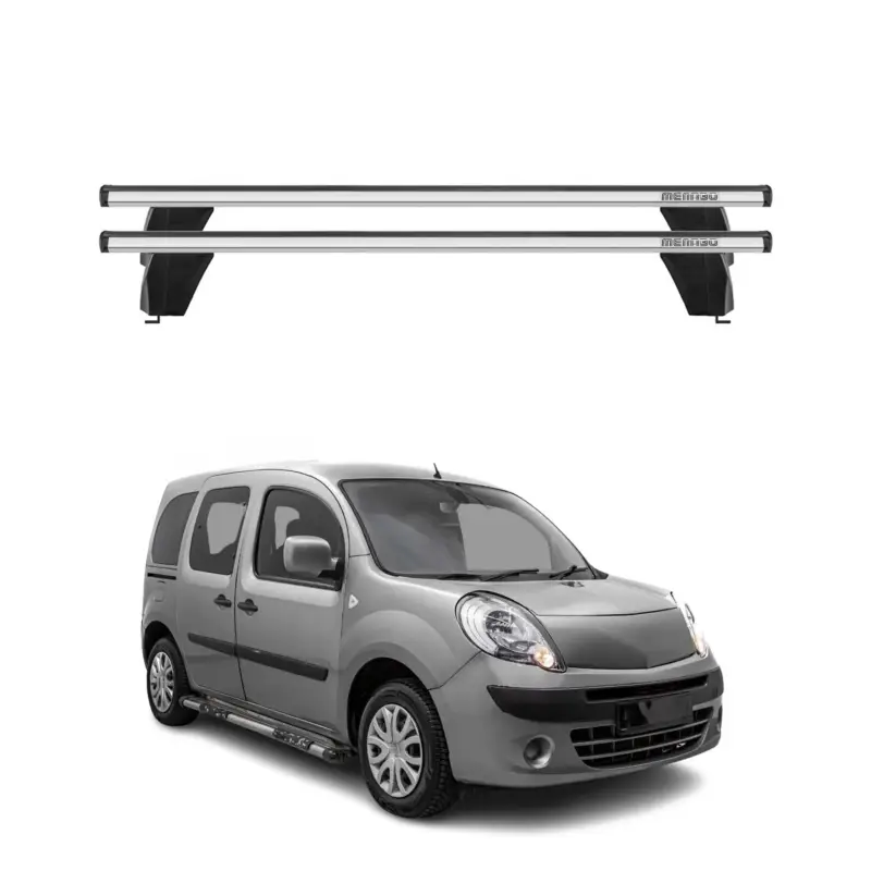 Schnäppchen Menabo Dachträger Grundtäger für Renault Kangoo Express 2007-2026 75kg Silber 2x