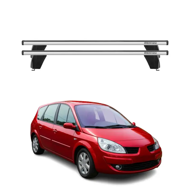 Beliebt Menabo Dachträger für Renault Grand Scenic mk2 2003-2009 75kg Alu Silber 2x