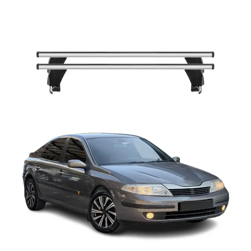 Menabo Dachträger Grundtäger für Renault Laguna 2001-2007 50kg Alu Silber 2 tlg Saisonangebot