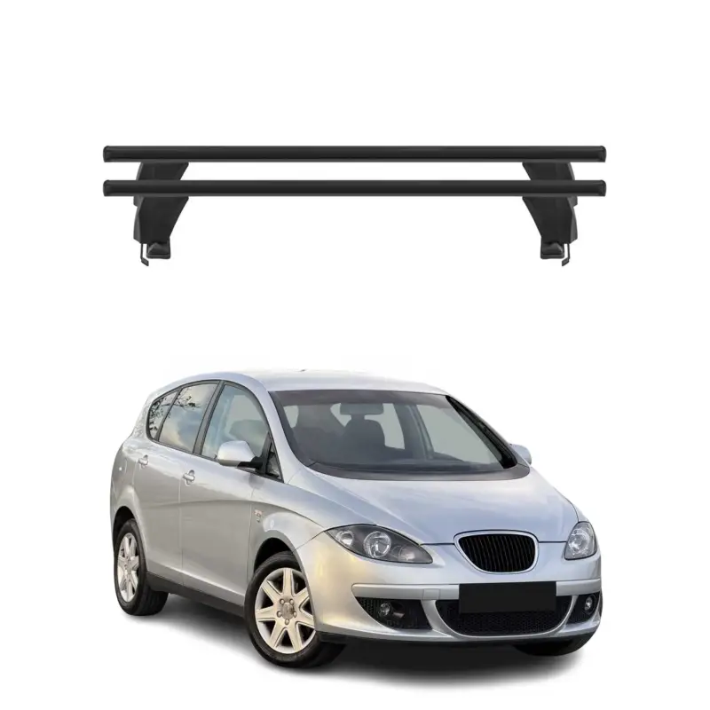 Menabo Dachträger Grundtäger für Seat Altea 2004-2009 Pre-FL 50kg Alu Schwarz 2x Online Kaufen