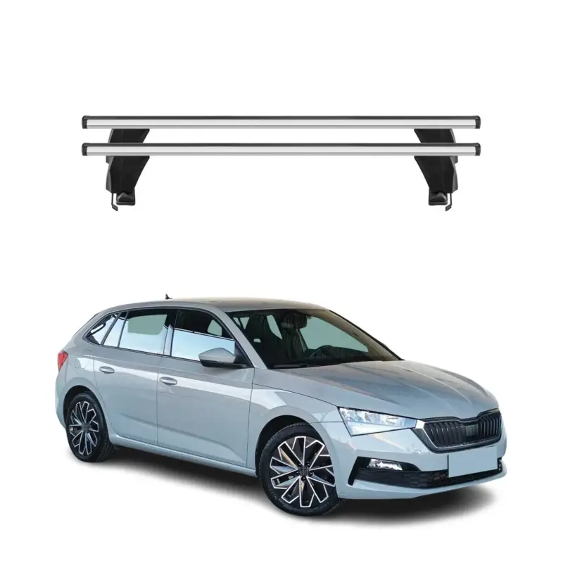 Direktkauf Menabo Dachträger Grundtäger für Skoda Scala 2019-2026 50kg Alu Silber 2 tlg