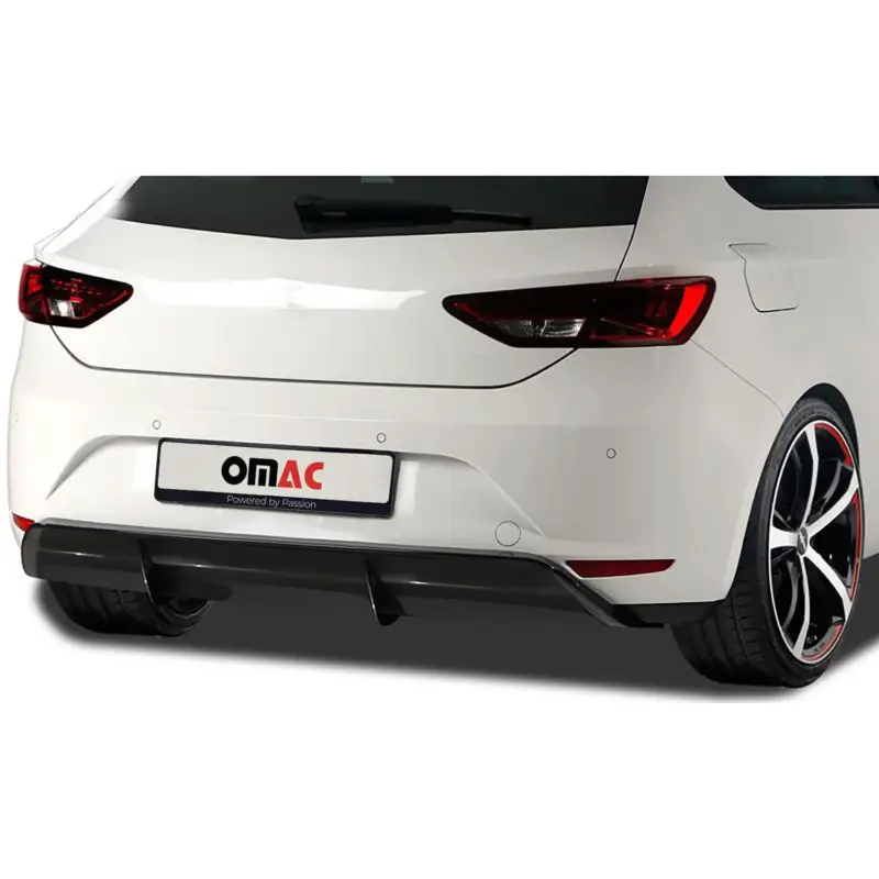 Neue Kollektion RDX Heckschürzenansatz Diffuser für Seat Leon 5F 5 trg 2013-2017 ABS Schwarz