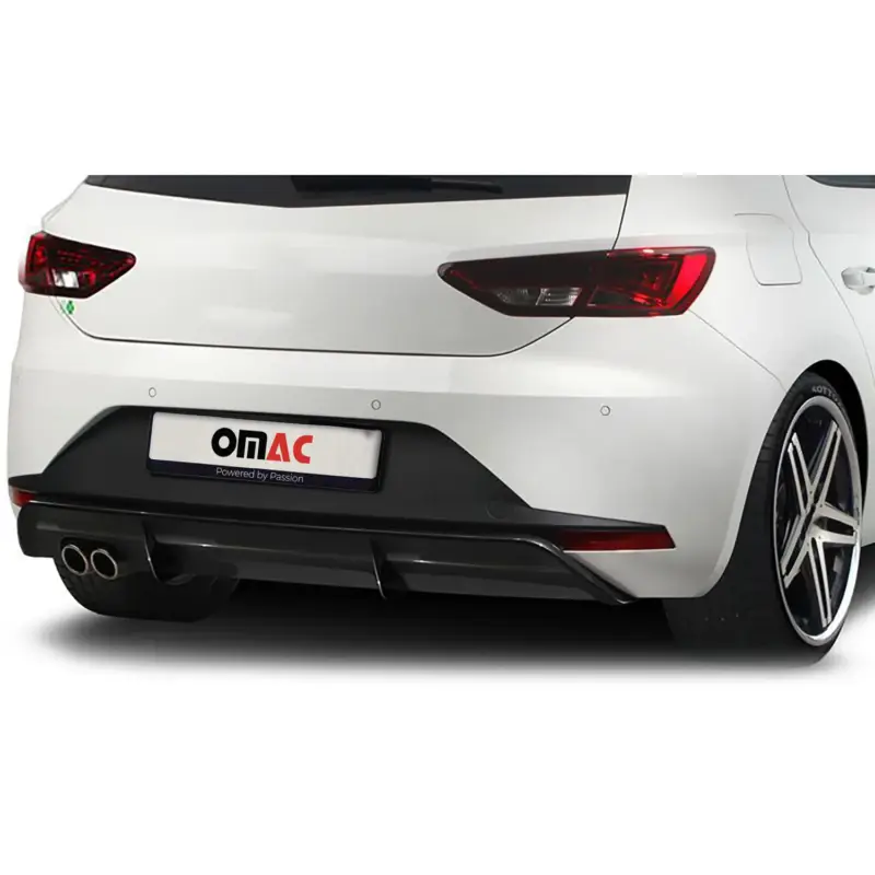 Sonderaktion RDX Heckschürzenansatz Diffuser für Seat Leon 5F FR 5trg 2013-2017 Schwarz