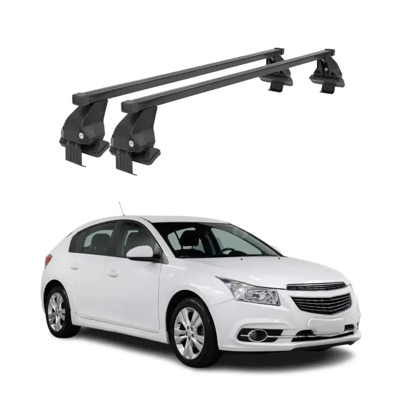Nur Für Kurze Zeit Menabo Dachträger für Chevrolet Cruze 2009-2016 Schrägheck 50kg Stahl Schwarz 2x